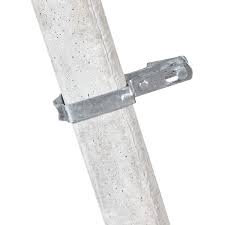 Colier zincat pentru stalp de beton 9x9,5 cm